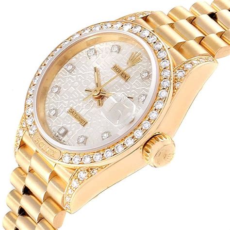 dame rolex|Rolex watch for girls.